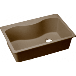 33 Inch Drop-In Sink - Mocha view