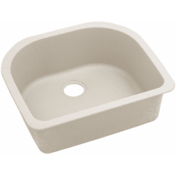 25 Inch Undermount Sink - Bisque view
