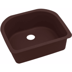 25 Inch Undermount Sink  - Pecan view