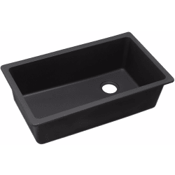 33 Inch Undermount Sink  - Black view