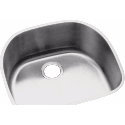21 Inch Undermount Single Bowl Stainless Steel Sink - Front View view