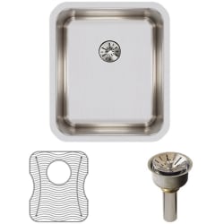 16 Inch Undermount Single Bowl Stainless Steel Sink  - Lustertone® Classic Stainless Steel Single Bowl Undermount Sink Kit with Perfect Drain® view