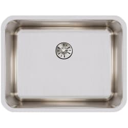 24 Inch Undermount Single Bowl Stainless Steel Sink  - Elkay Lustertone® Classic Stainless Steel Single Bowl Undermount Kitchen Sink with Perfect Drain® view