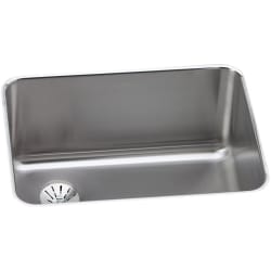 19 1/4 Inch Single Bowl Undermount Kitchen Sink  - Elkay Lustertone® Classic Stainless Steel Single Bowl Undermount Kitchen Sink with Perfect Drain® view