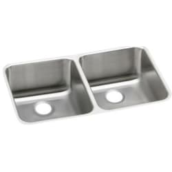 30 3/4 Inch Undermount Double Bowl Stainless Steel Kitchen Sink - Featured View view
