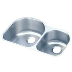 31 1/4 Inch Undermount Double Bowl Stainless Steel Kitchen Sink - Featured View view