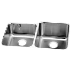 31 3/4 Inch Undermount Double Bowl Stainless Steel Sink - Featured View view