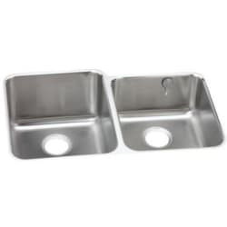 31 3/4 Inch Undermount Double Bowl Stainless Steel Sink - Featured View view