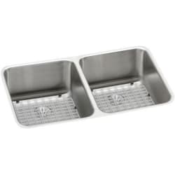 30 3/4 Inch Undermount Double Bowl Stainless Steel Sink  - Featured View view