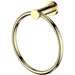 Emerald Bay Towel Ring: Polished Gold - Emerald Bay Towel Ring view