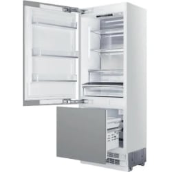 30 Inch Built-In Panel Ready Bottom-Mount Refrigerator  - 30 Inch Built-In Panel Ready Bottom-Mount Refrigerator - Left Hinge view