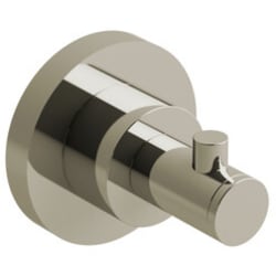 Star Single Robe Hook: Polished Nickel - Star Robe Hook in Polished Nickel view