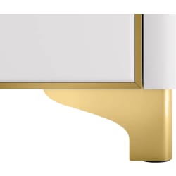 Majestic Leg: Brass - Majestic Brass Leg view