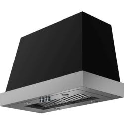 Custom Wall Mount Range Hood  - TORINO 48 Inch Custom Wall Mount Range Hood in Angled View view