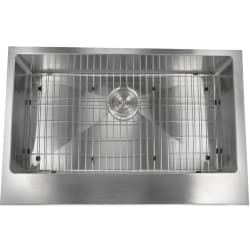 33 Inch Farmhouse Apron Sink  - 33 Inch Farmhouse Apron Sink with 10 Inch Bowl Depth view