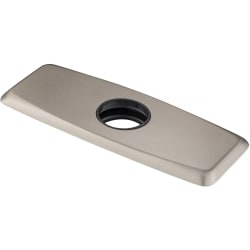 6 Inch Deck Plate For Single-Hole Mount Bathroom Faucets  - Front view
