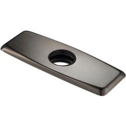 6 Inch Deck Plate For Single-Hole Mount Bathroom Faucets  - Front view