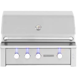 36 Inch Alturi Series 3 Burner Built-In Gas Grill - Alturi 36 Built In Grill view