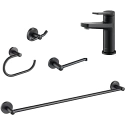 Single Handle Lever Basin Bathroom Faucet - Single Lever Basin Bathroom Faucet with Bathroom Accessories Included view