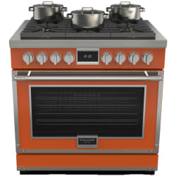 36 Inch Freestanding Dual Fuel Range  - 36 Inch Freestanding Dual Fuel Range with 6 Sealed Brass Burners view