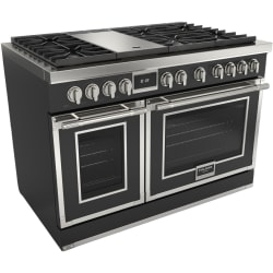 48 Inch Freestanding Dual Fuel Range  - 48 Inch Freestanding Dual Fuel Range with 6 Sealed Brass Burners view