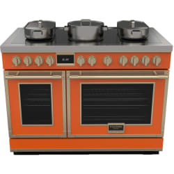 48 Inch Freestanding Dual Fuel Range  - 48 Inch Freestanding Dual Fuel Range with 6 Sealed Brass Burners view