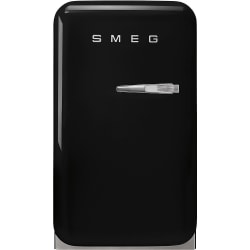 16 Inch Freestanding Compact Refrigerator  - 50's Style Refrigerator, Black, Energy Efficiency Class A+++ view