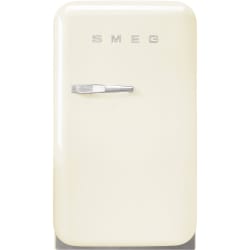 16 Inch Freestanding Compact Refrigerator - 50's Style Refrigerator, Cream, Energy Efficiency Class A+++ view
