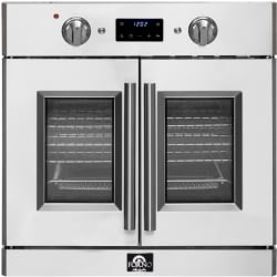30 Inch Single French Door Electric Wall Oven  - 30 Inch Single French Door Electric Wall Oven in Front View view