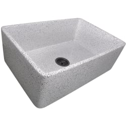 30 Inch Farmhouse Kitchen Sink - Pietra Sarda Front View view