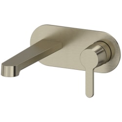 Single Handle Wall Mount 360° Lavatory Faucet Trim  - Nibi™ Single Handle Wall Mount 360° Lavatory Faucet Trim with 1.2 GPM Flow Rate in Brushed Nickel view