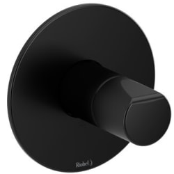 Single Knob Handle Pressure Balance Trim Only: Black - Parabola™ Single Knob Handle Pressure Balance Trim Only in Black view