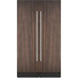 Side-by-Side Column Set with 24 Inch Refrigerator and 24 Inch Freezer Panel Ready - Refrigerator Set view