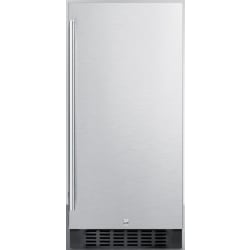 15 Inch Undercounter Refrigerator  - Stainless Steel Cabinet view