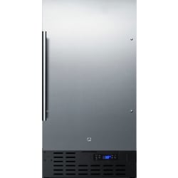 18 Inch Undercounter Refrigerator - 18" Undercounter Refrigerator with Stainless Steel Door and Exterior Cabinet view