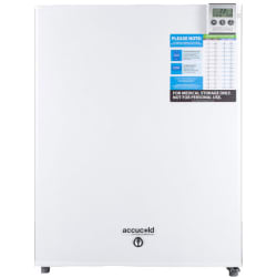 2.4 cu. ft. Compact Medical All-Refrigerator - 19" Compact Refrigerator for Vaccines with Thermometer, Lock, Internal Fan with Gel Packs, Temperature Alarm with External Read-out, Hospital Grade Cord, and Factory-Installed Precision Digital Thermostat view