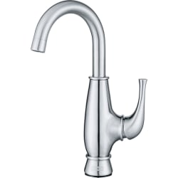 Single Hole Bar Kitchen Faucet - Stainless Steel Main View view