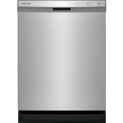 24 Inch Full Console Dishwasher  - Stainless Steel Front View view