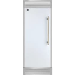 28 Inch Built-In Convertible Refrigerator/Freezer  - Maderno 28" Built-In Convertible Refrigerator in White, 13.6 cu. ft. Left Swing view