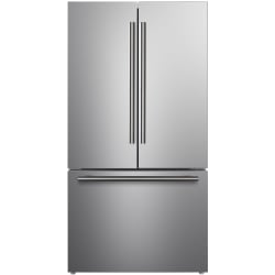 36 Inch Freestanding French Door Refrigerator  - Rivello 36 Inch French Door Refrigerator in Stainless Steel view