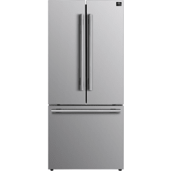 30 Inch Freestanding Counter-Depth French Door Refrigerator  - 31 Inch Freestanding French Door Refrigerator in Front View view