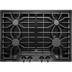 30 Inch Gas Cooktop - 30" Gas Cooktop in Black view