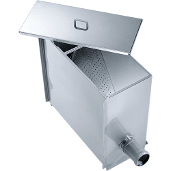 Lint Filter Compartment in Stainless Steel - Lint Filter Compartment in Stainless Steel view