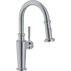 Single Hole Prep Kitchen Faucet - Polished Nickel Main View view