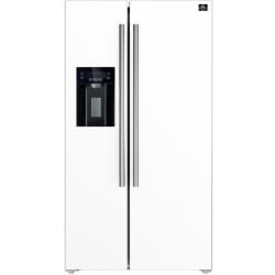36 Inch Built-In Side by Side Refrigerator  - 36 Inch Built-In Side by Side Refrigerator - Silver Handle view
