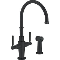 Single Hole Kitchen Faucet and Sidespray - Single Hole Kitchen Faucet and Sidespray with Dual Function Spray view