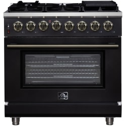 36 Inch Freestanding Dual Fuel Range  - Forno Massimo 36-Inch Freestanding Dual Fuel Range view