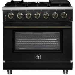 36 Inch Freestanding Gas Range  - Forno Massimo 36-Inch Freestanding Gas Range view