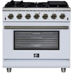 36 Inch Freestanding Gas Range  - Forno Massimo 36-Inch Freestanding Gas Range view