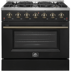 36 Inch Freestanding Gas Range  - Galiano – 36″ Freestanding Gas Range in Front View view